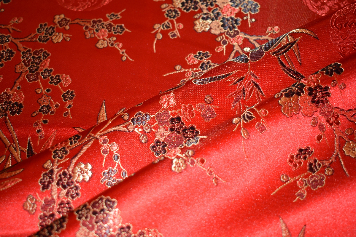 Red Chinese Brocade